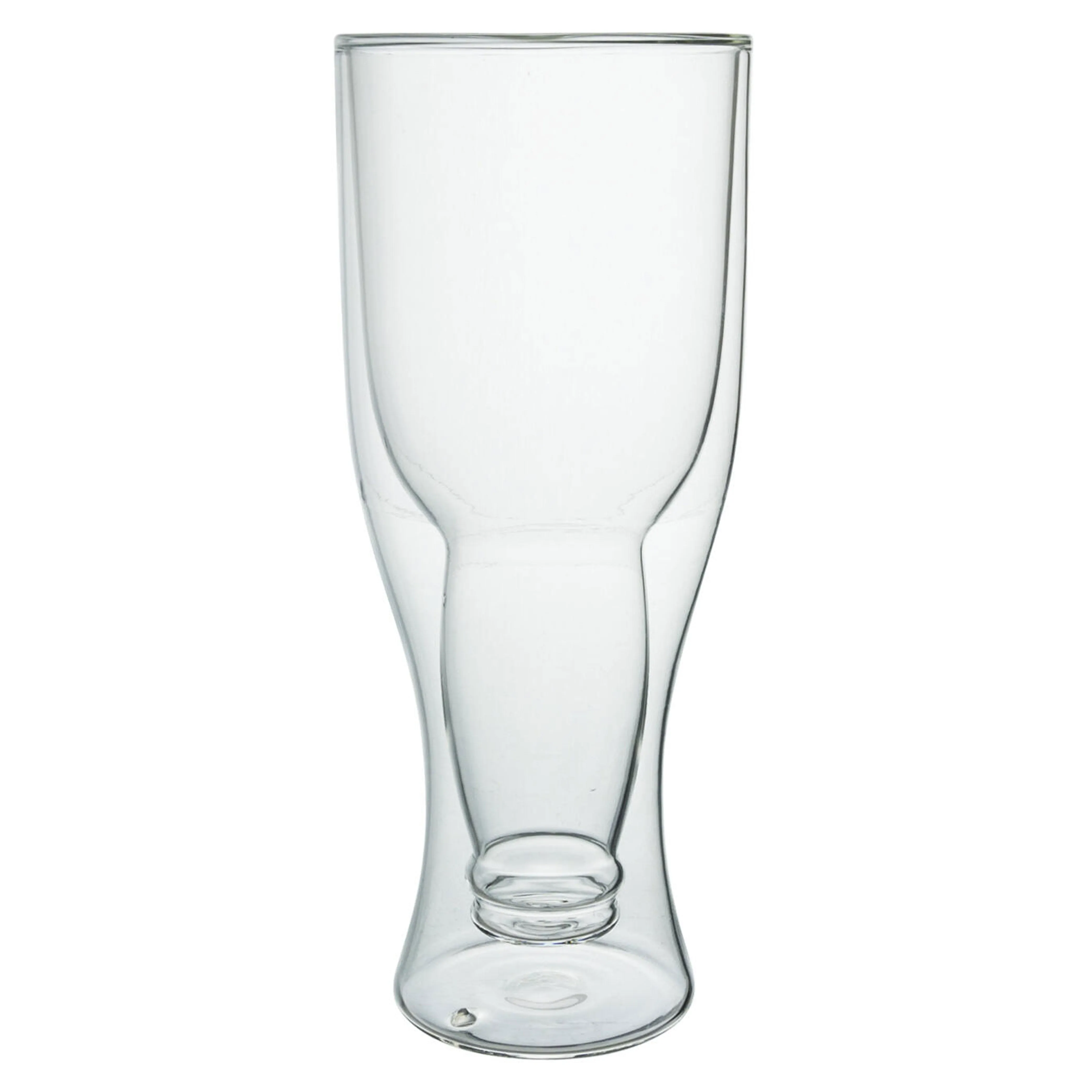 1 Double Wall Beer Mug Glass Thermo Drinking Draft Soda Tea Novelty Gift 16.9oz