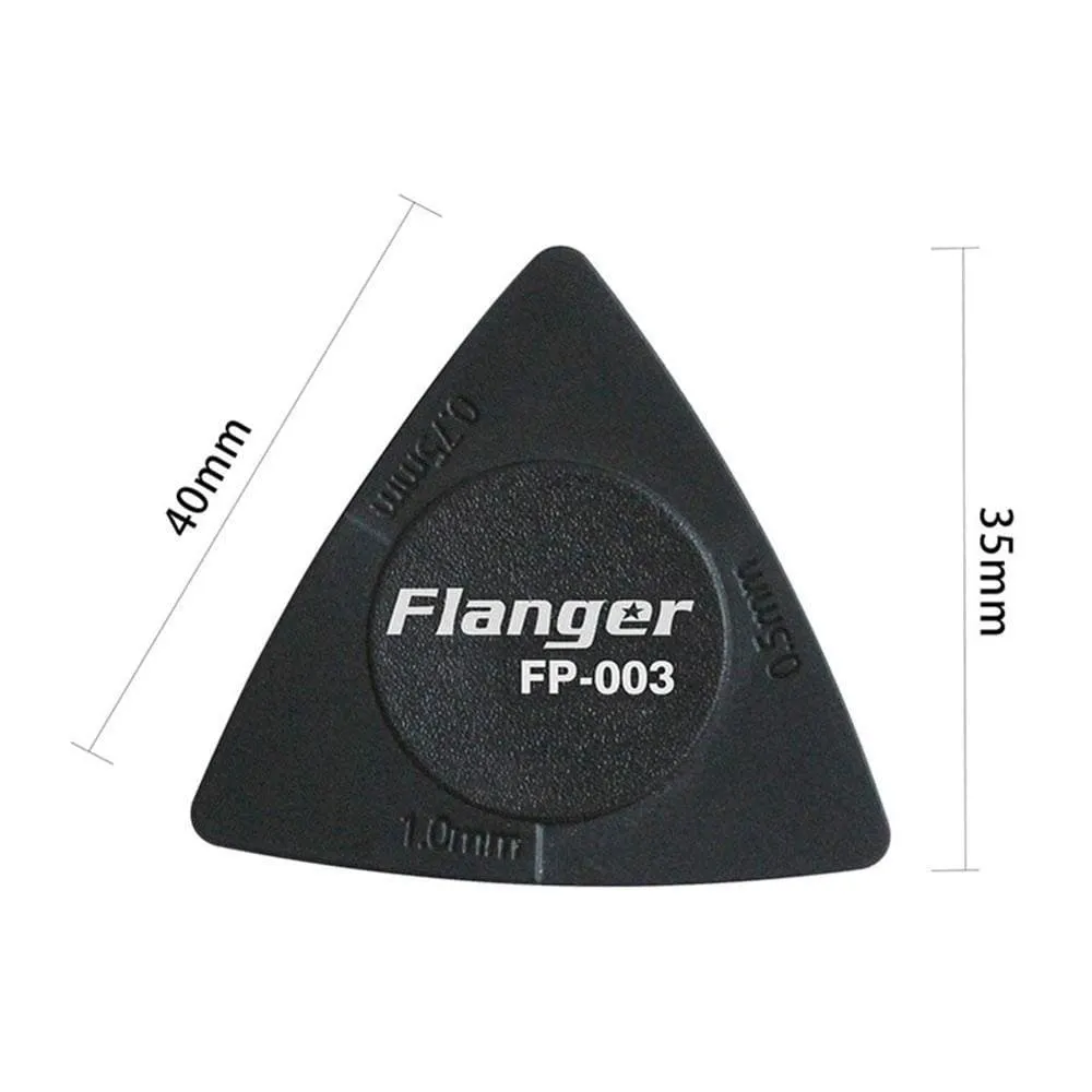 1pcs Flanger Guitar Picks Triangle Shape Guitar Picks Anti-slip Abs Material