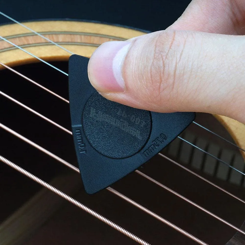 1pcs Flanger Guitar Picks Triangle Shape Guitar Picks Anti-slip Abs Material
