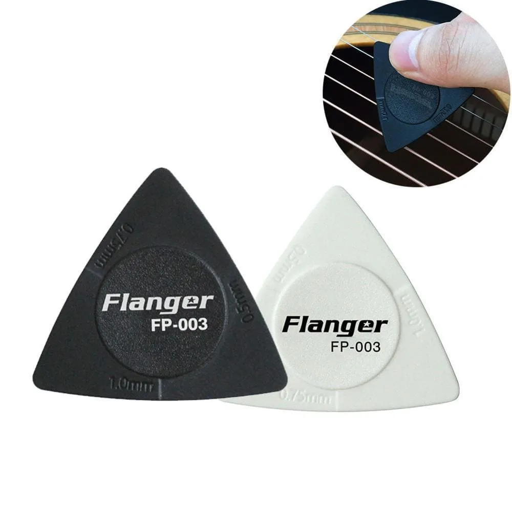 1pcs Flanger Guitar Picks Triangle Shape Guitar Picks Anti-slip Abs Material