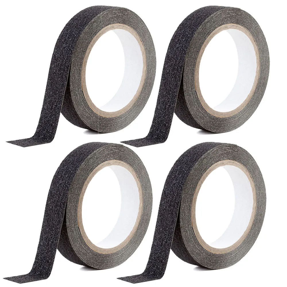 4 Rolls Tread Anti Slip Step Tape Non Skid High Traction Adhesive Grip 196.9"L
