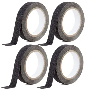4 Rolls Tread Anti Slip Step Tape Non Skid High Traction Adhesive Grip 196.9"L