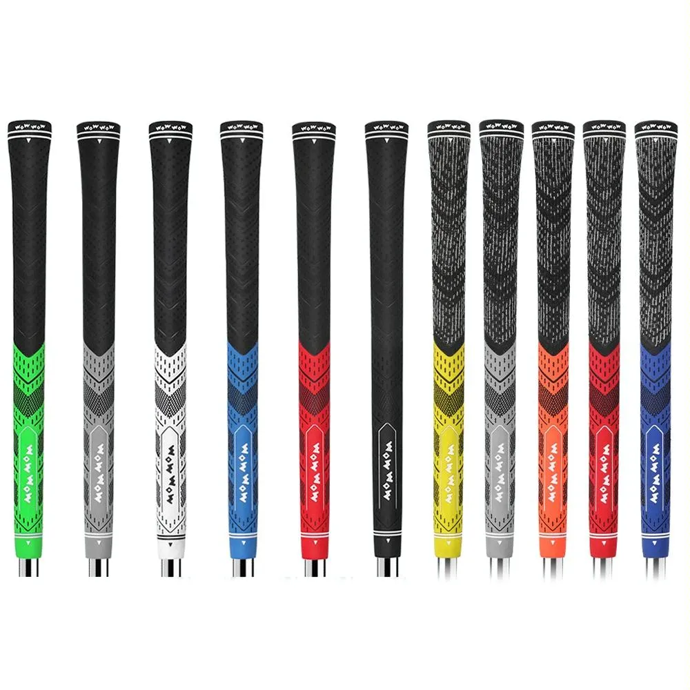Anti-slip Golf Club Pole Cover - Protective Rubber Grip Gray