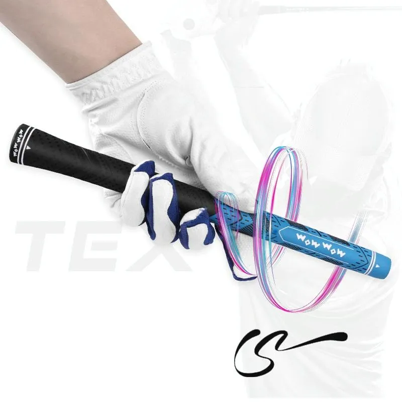 Anti-slip Golf Club Pole Cover - Protective Rubber Grip Gray
