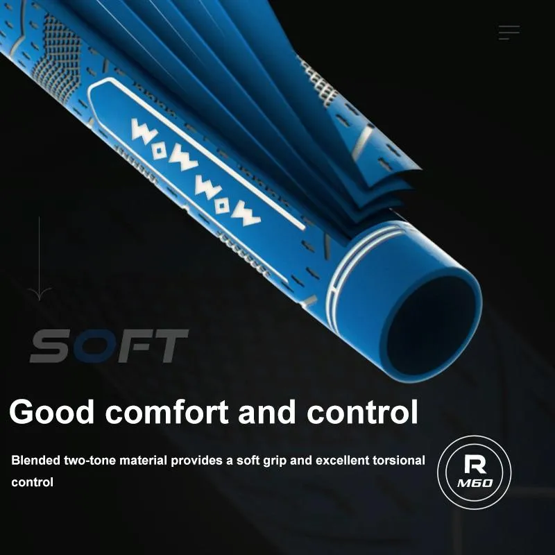 Anti-slip Golf Club Pole Cover - Protective Rubber Grip Gray