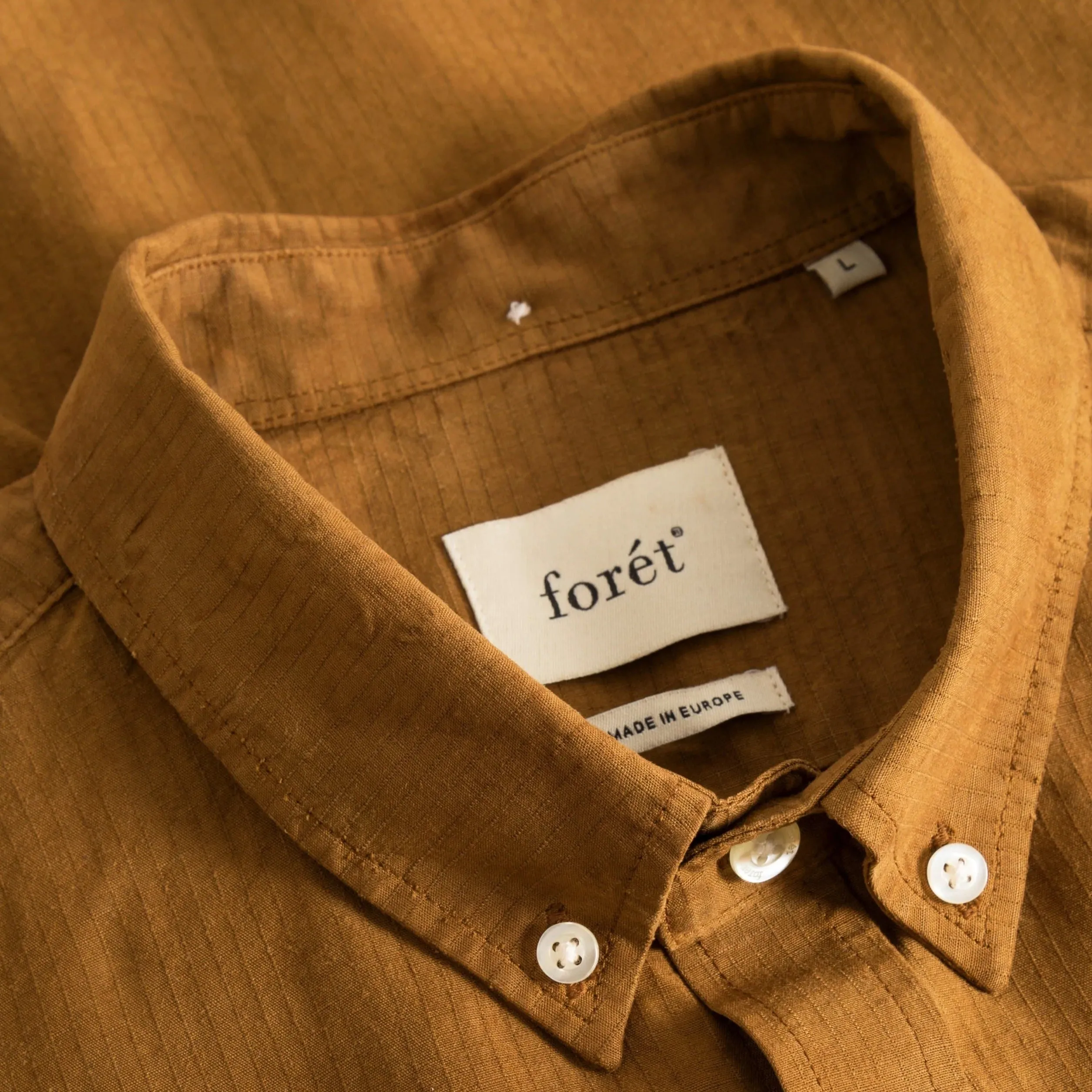 Beam Tencel Ripstop Shirt (Brown)
