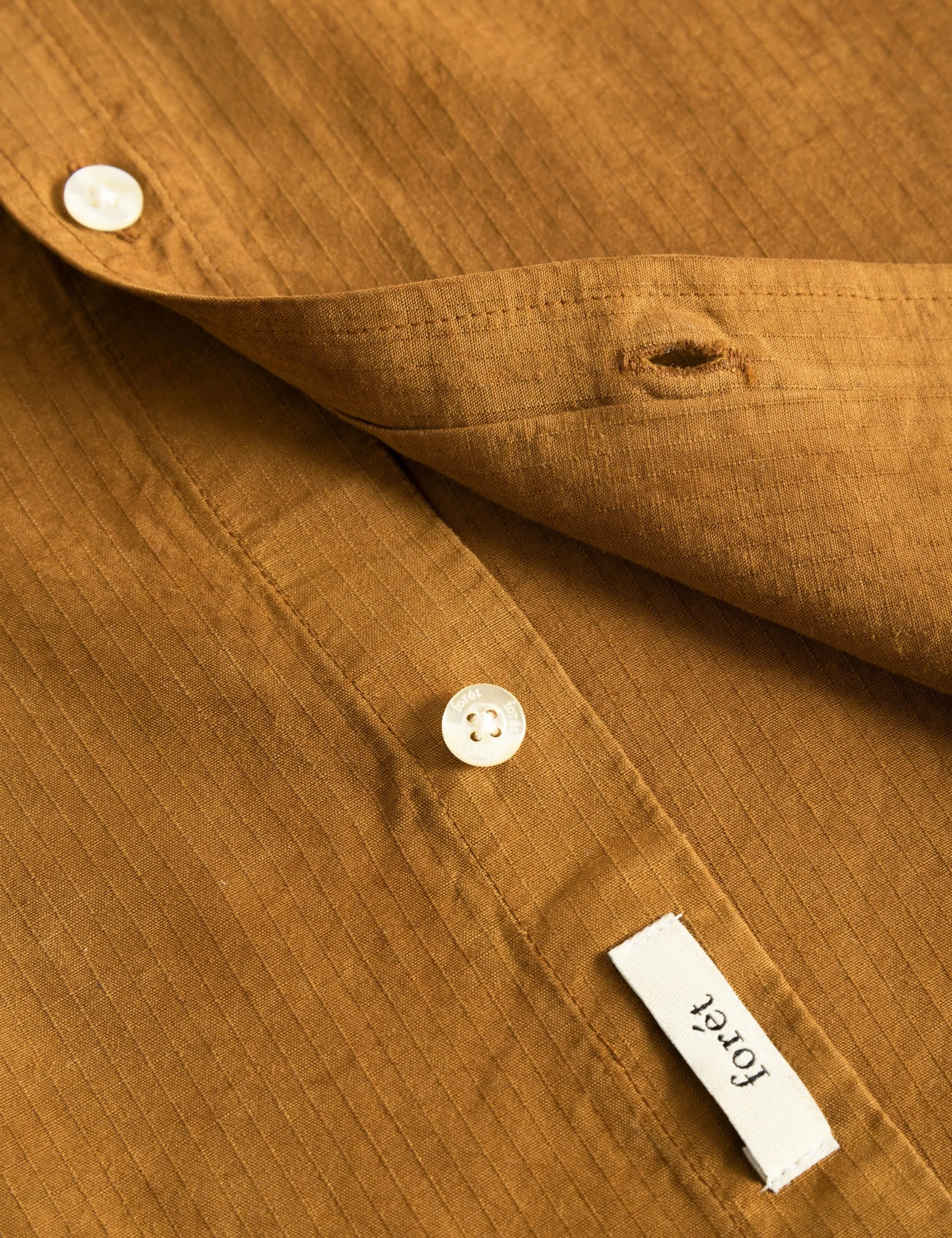 Beam Tencel Ripstop Shirt (Brown)