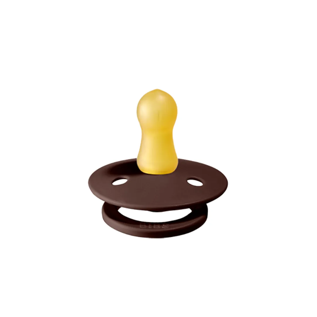 BIBS Colour Pacifier 2 Pack - Chestnut
