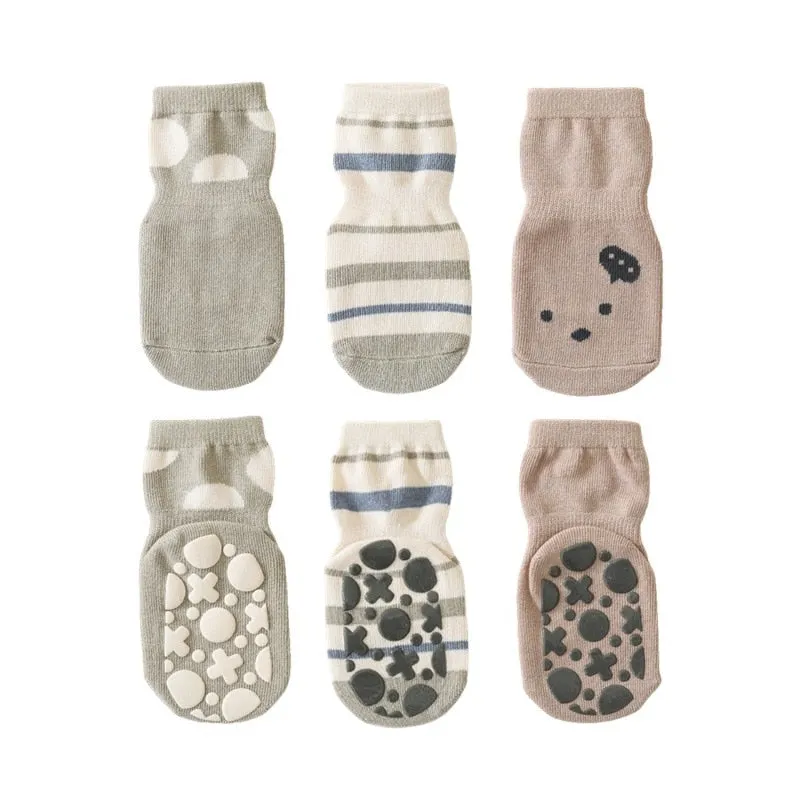 Cartoon Printed Anti Slip Socks