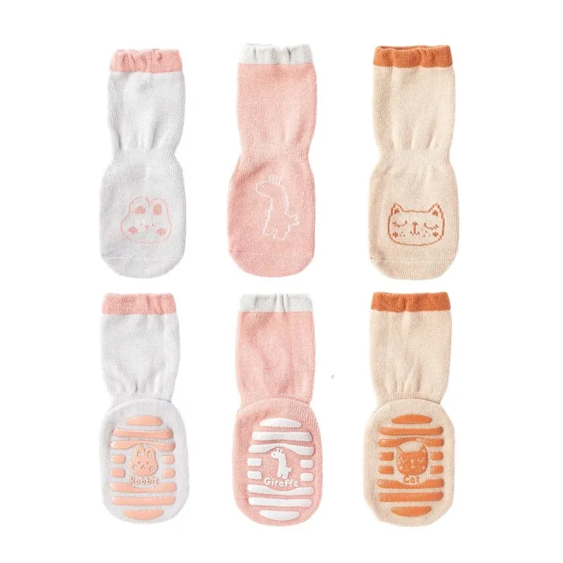 Cartoon Printed Anti Slip Socks