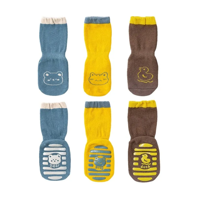 Cartoon Printed Anti Slip Socks