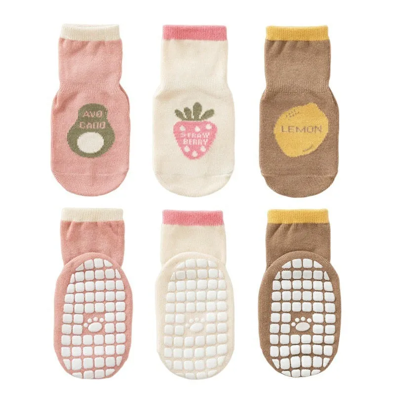 Cartoon Printed Anti Slip Socks