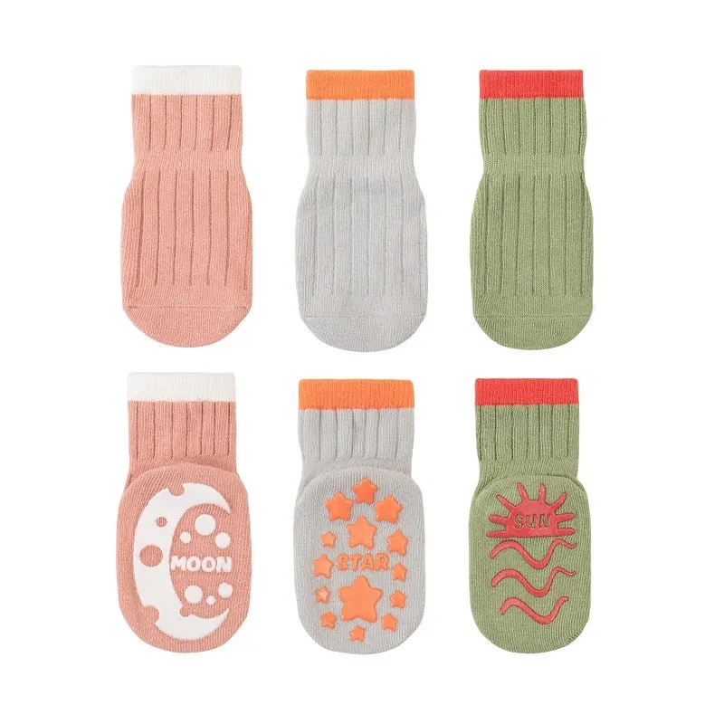 Cartoon Printed Anti Slip Socks