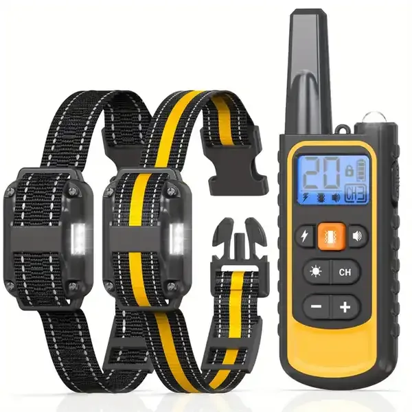 Dog Training Collar  3000FT Remote Rechargeable Shock Collar for Pets