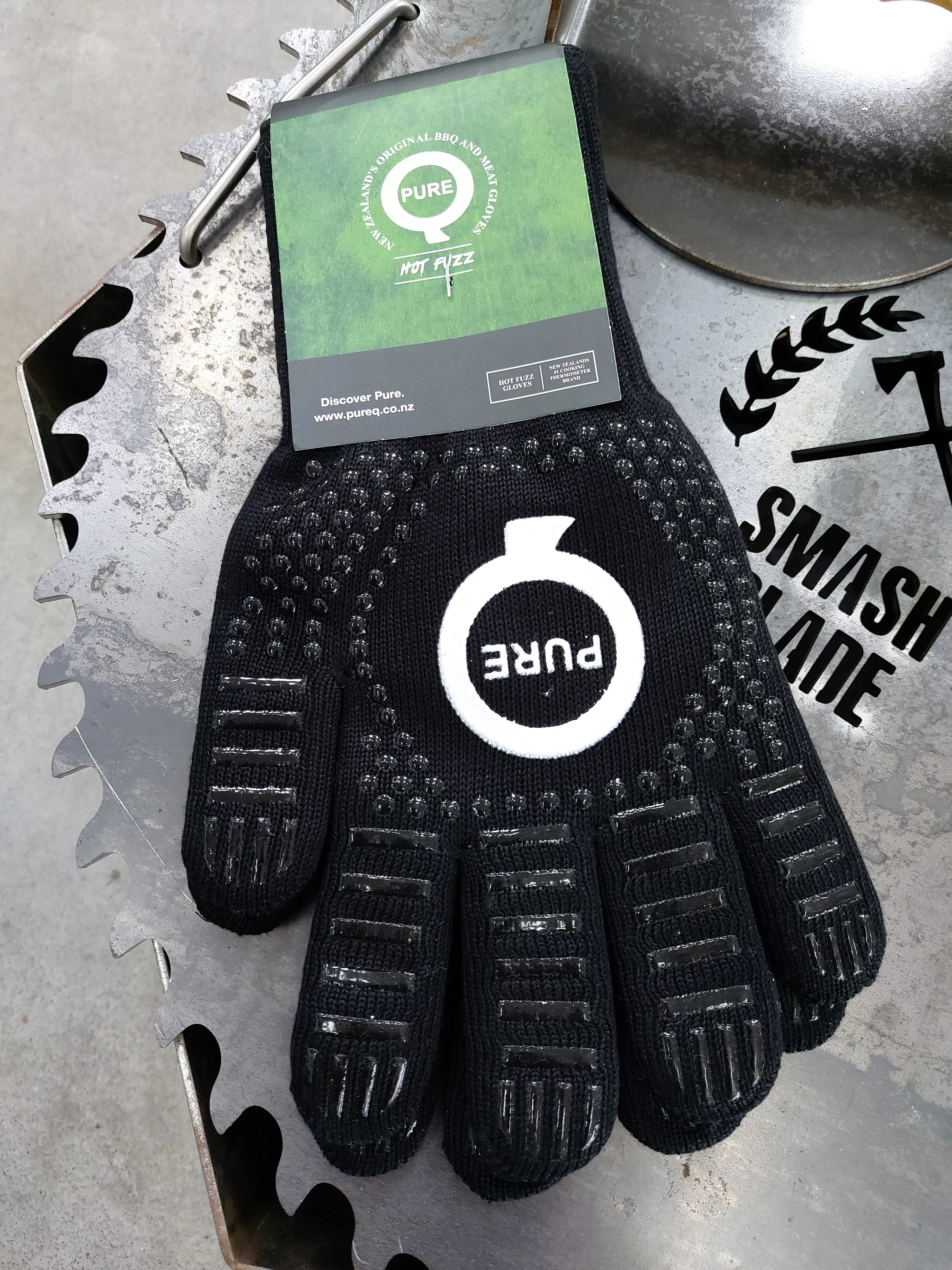 Hot Fuzz Bbq Gloves by Pure Q