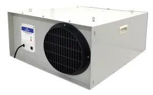 ILG8AF8000 - iLIVING 3-Speed Air Filtration System Fan with Remote, Hanging or on Wheels Filter for Garage Air Cleaner, Shop Dust Collector, and Woodworking Station, 1025 CFM