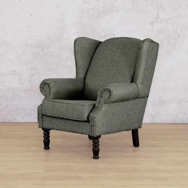 Jefferson Armchair - Wingback & Customisable Fabric
