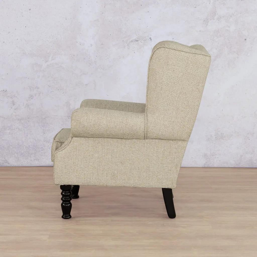 Jefferson Armchair - Wingback & Customisable Fabric