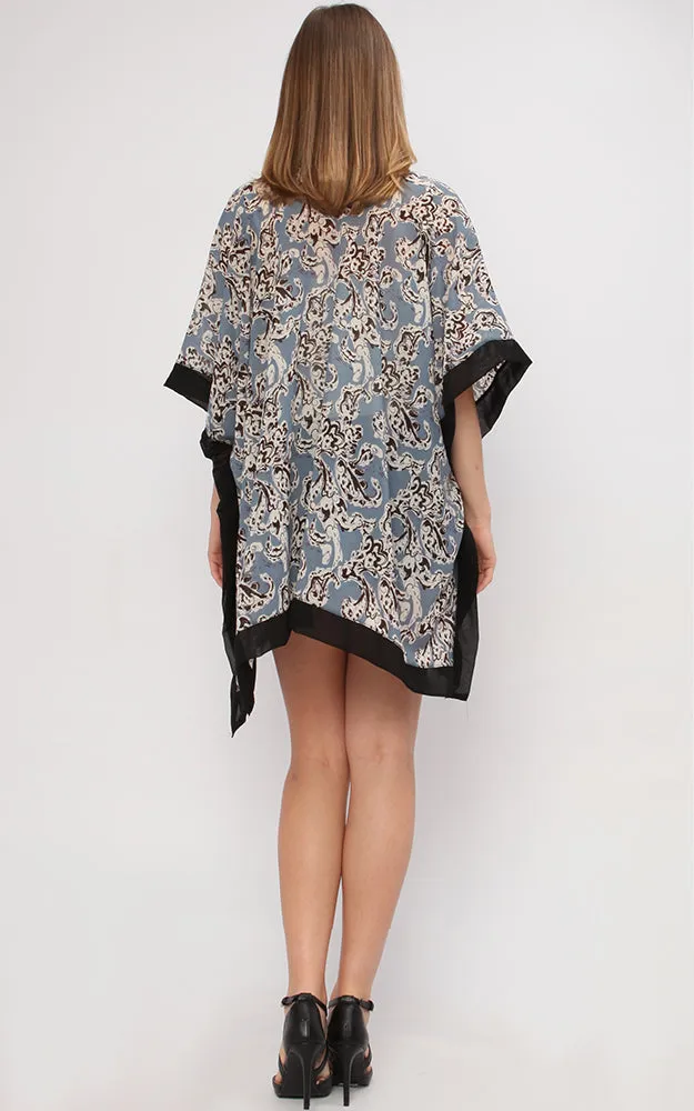 KP9301 Floral Printed Kimono