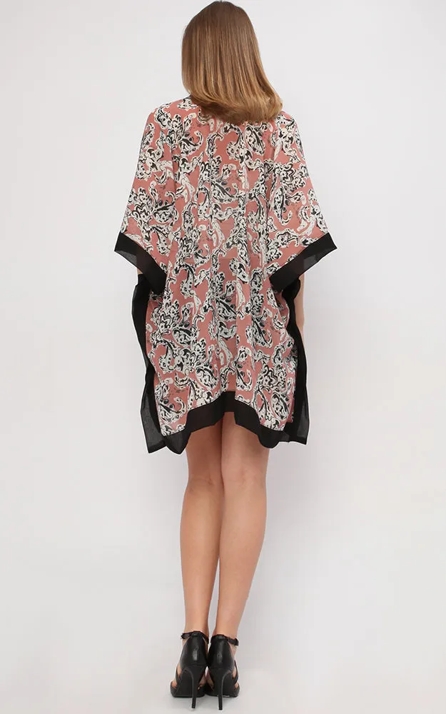KP9301 Floral Printed Kimono