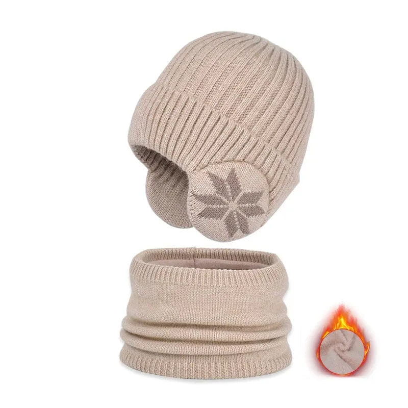 Limited time 47% off -Winter Beanie Hat Scarf Sets Warm Knit Hat