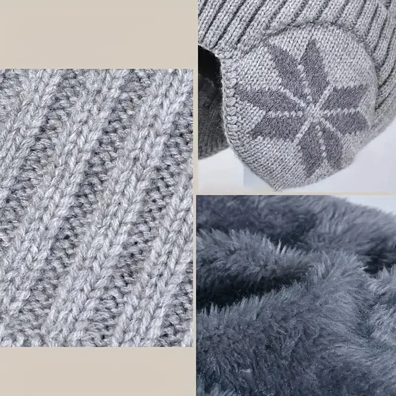 Limited time 47% off -Winter Beanie Hat Scarf Sets Warm Knit Hat