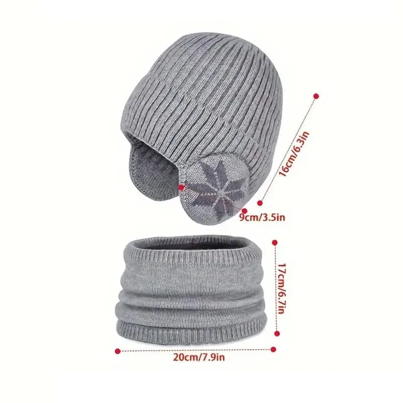 Limited time 47% off -Winter Beanie Hat Scarf Sets Warm Knit Hat