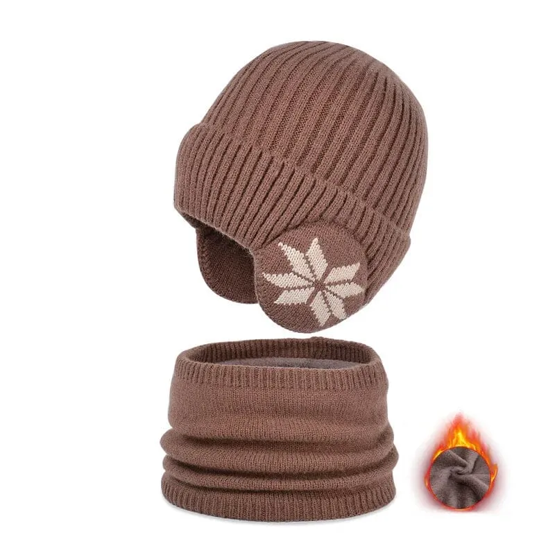 Limited time 47% off -Winter Beanie Hat Scarf Sets Warm Knit Hat