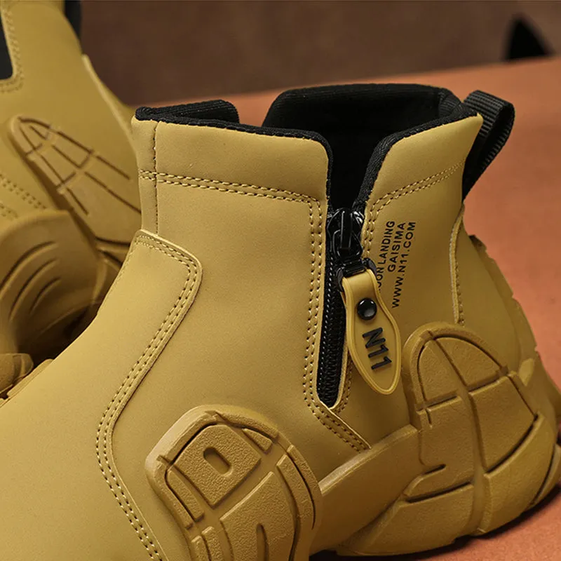 New Hot Selling Men's High-Top Slip Resistant Practical Fashion Shoes