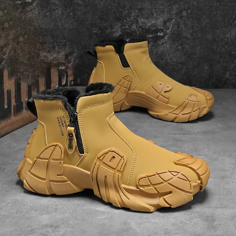 New Hot Selling Men's High-Top Slip Resistant Practical Fashion Shoes