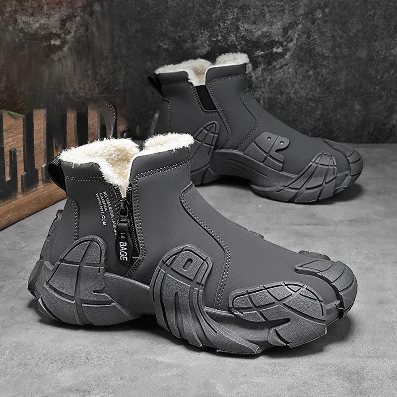 New Hot Selling Men's High-Top Slip Resistant Practical Fashion Shoes