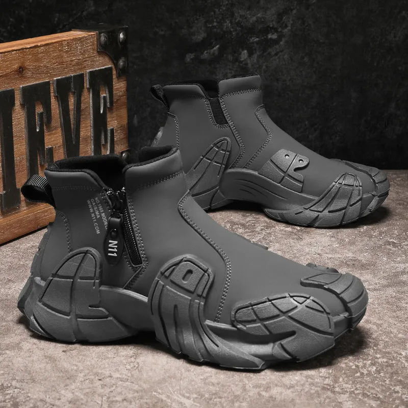 New Hot Selling Men's High-Top Slip Resistant Practical Fashion Shoes