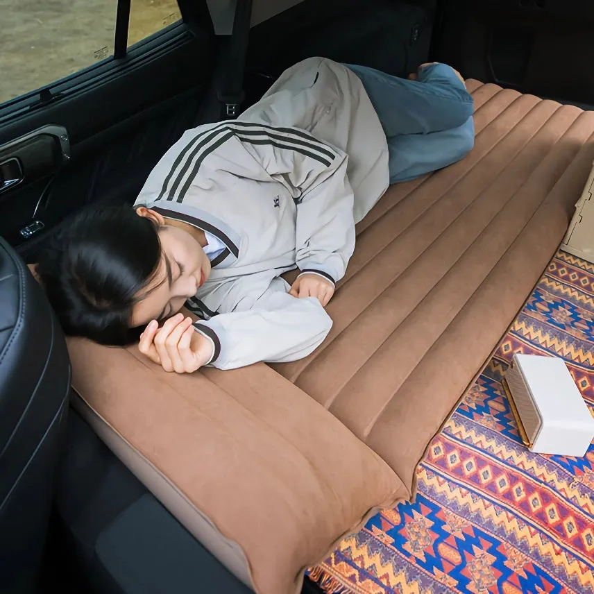 Portable Flocked Air Mattress: Comfort for Camping Adventures