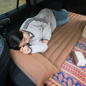 Portable Flocked Air Mattress: Comfort for Camping Adventures