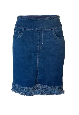 Pull On Fringe Skirt - Fluida