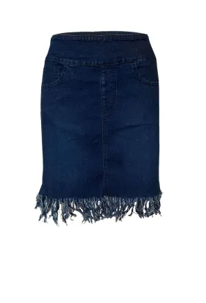 Pull On Fringe Skirt - Helen