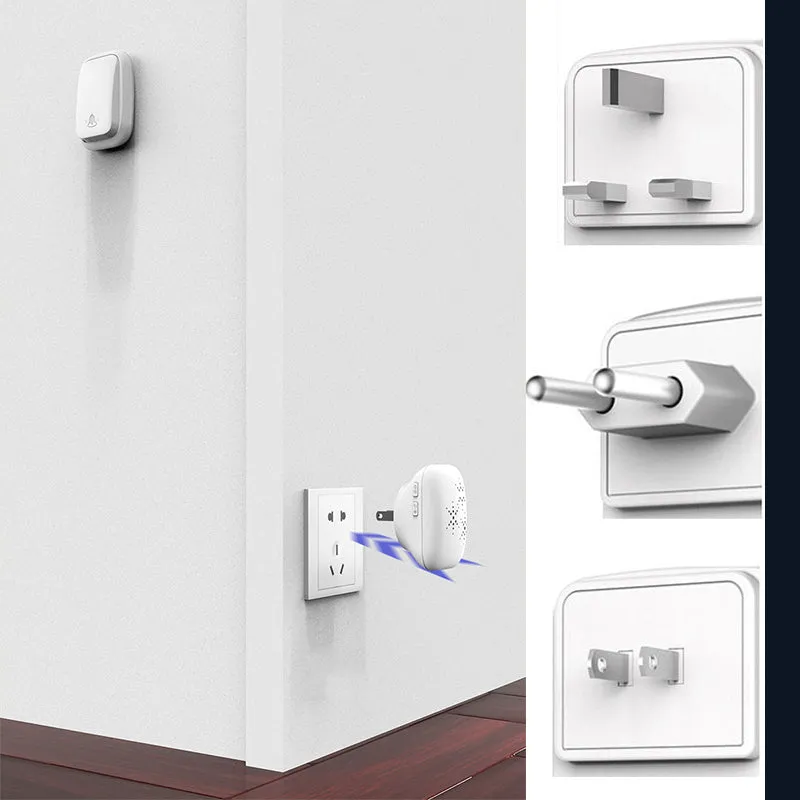 Self Powered Waterproof Adjustable Volume Wireless Doorbell