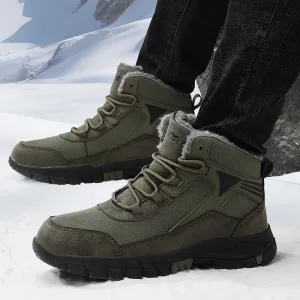 Thickening Exercise Waterproof Cold-resistant Warm High-top Cotton Boots